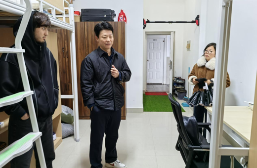 国际教育学院开展新学期国际学生公寓走访活动