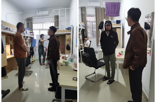 温情走访，安全同行：国际教育学院 深入宿舍开展走访检查工作