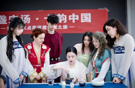 一盏宋汤，七韵中国——国际教育学院举办茶艺文化体验课程